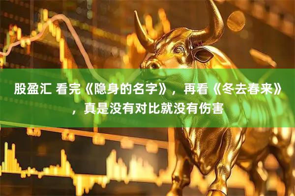 股盈汇 看完《隐身的名字》，再看《冬去春来》，真是没有对比就没有伤害