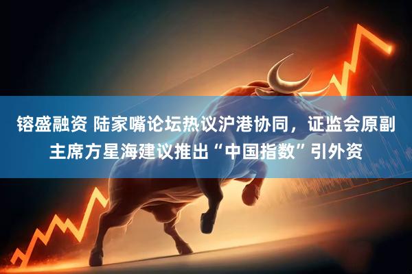 镕盛融资 陆家嘴论坛热议沪港协同，证监会原副主席方星海建议推出“中国指数”引外资