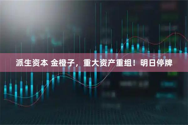 派生资本 金橙子，重大资产重组！明日停牌